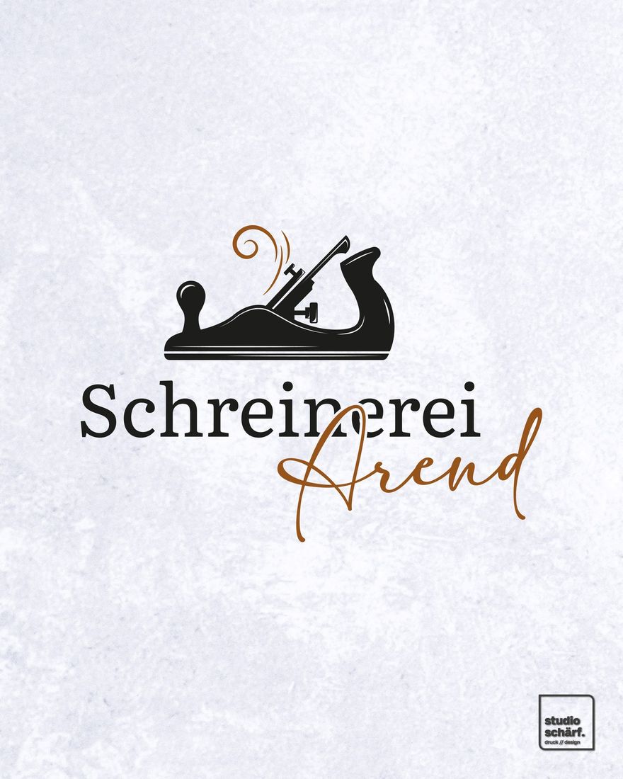 Logo-Design für die Schreinerei Arend