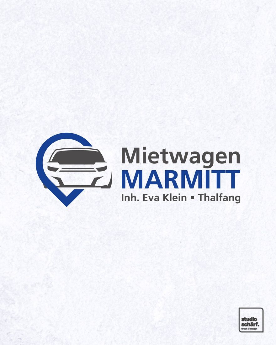 Logo-Design für Mietwagen Marmitt in Thalfang