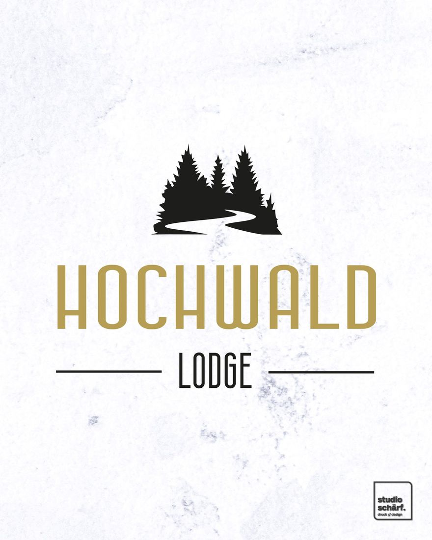 Logo-Design für die Hochwald Lodge