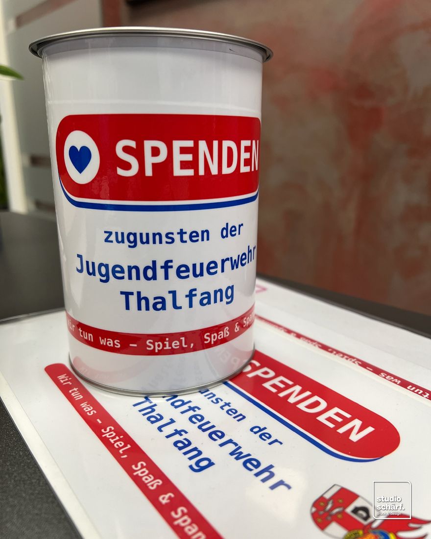 Spendendose für die Jugendfeuerwehr Thalfang